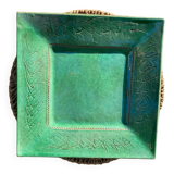 Green varnished pocket emptier signed gourdel