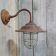 French Rusty Barn Lamp wall light