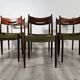 Ensemble de chaises à manger en teck vintage