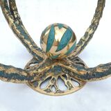 Table basse sculpturale vintage Octo par Henri Fernandez