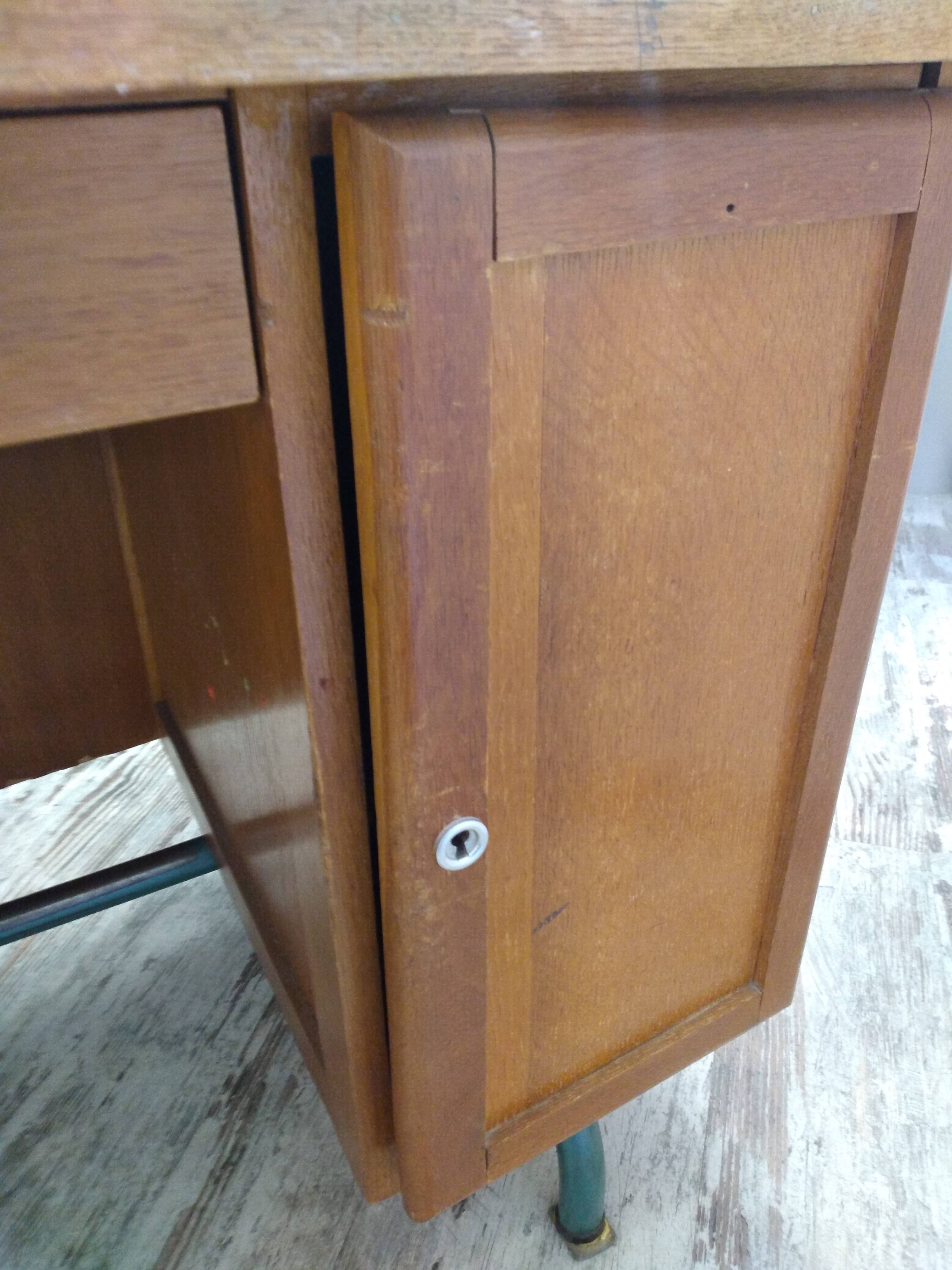 Old schoolmaster's desk
