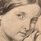 Portrait dessin ancien