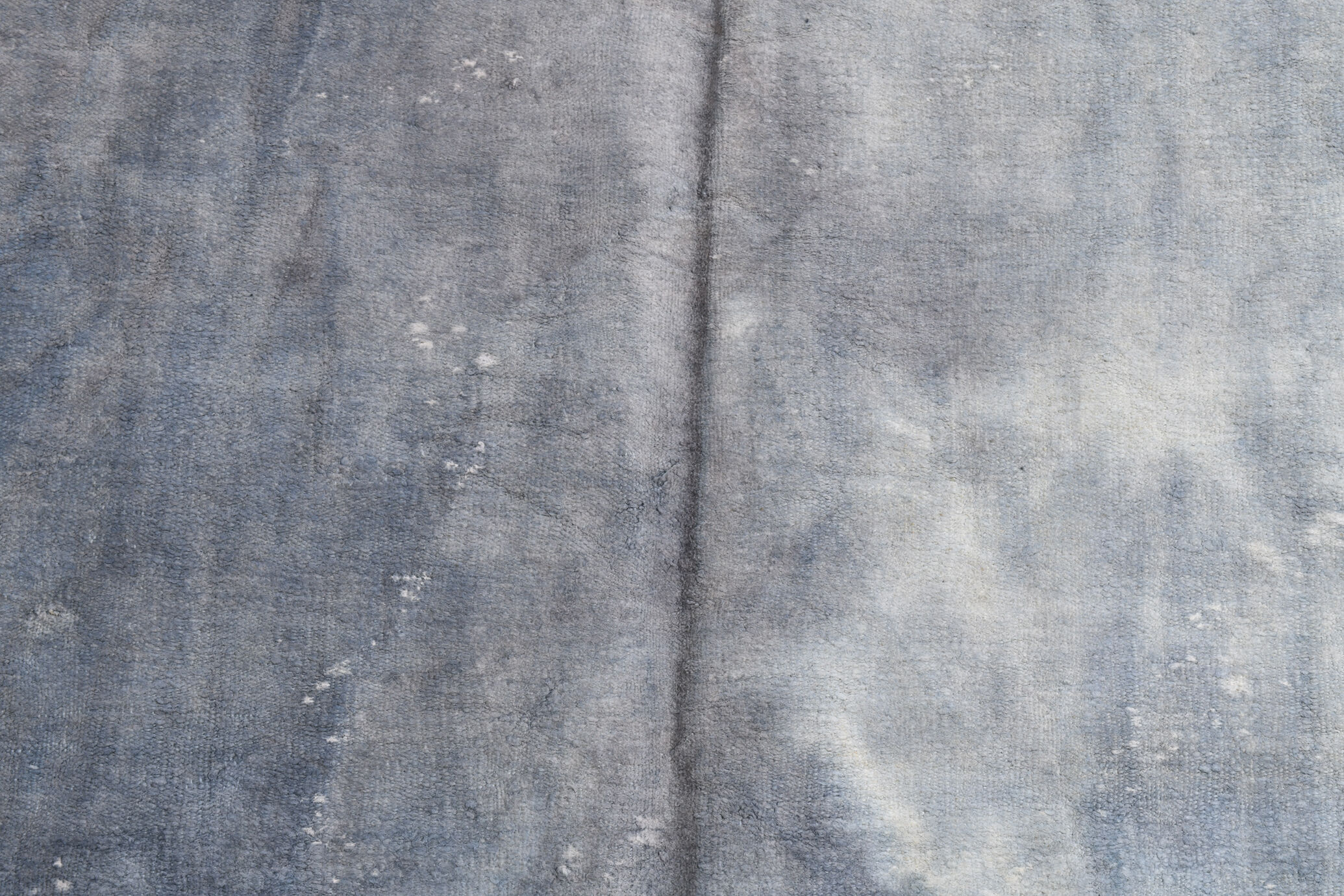 5x7 distressed gray blue hemp carpet232x156cm