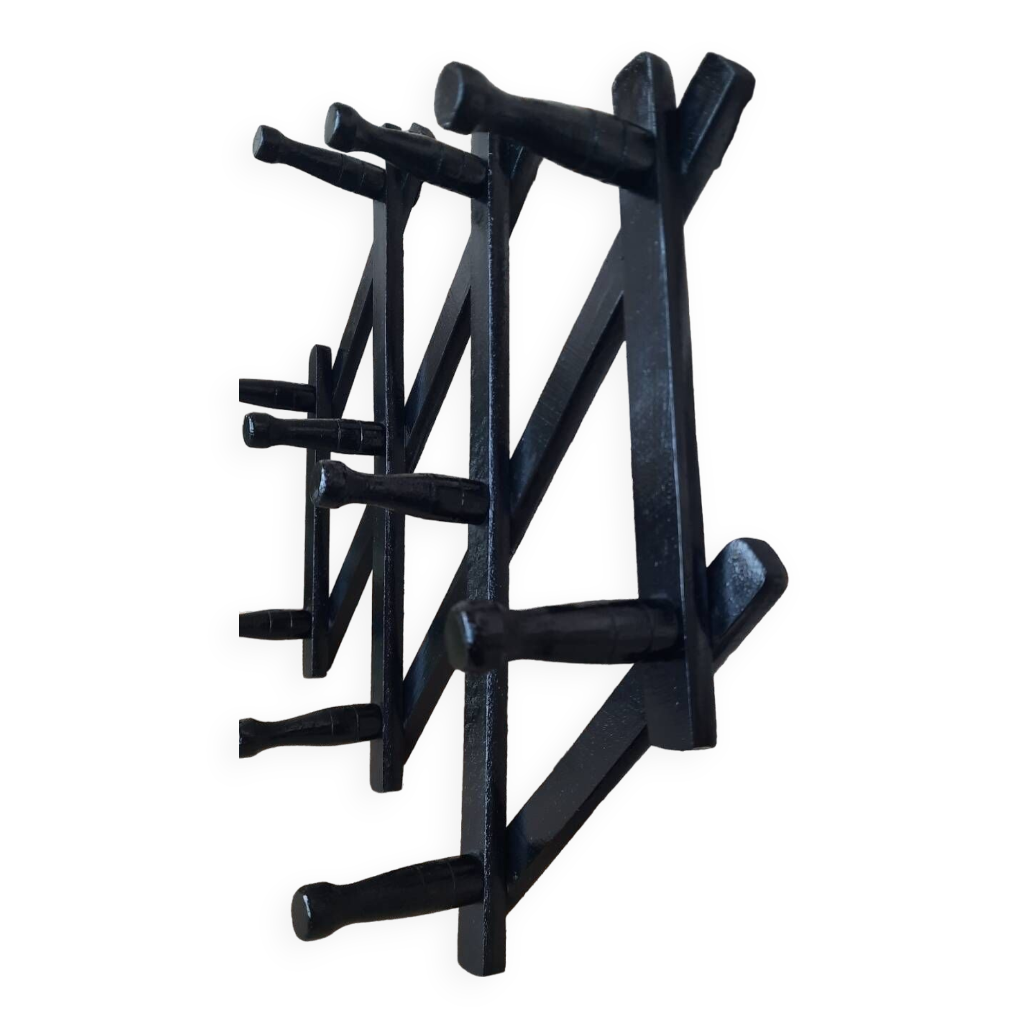 Vintage accordion coat rack