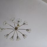 Emil Stejnar for Rupert Nikoll elliptical chandelier, Austria 1950s