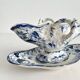 Old gravy boat in iron clay “Flora” Creil et Montereau