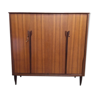 Scandinavian four-door wardrobe 1970s