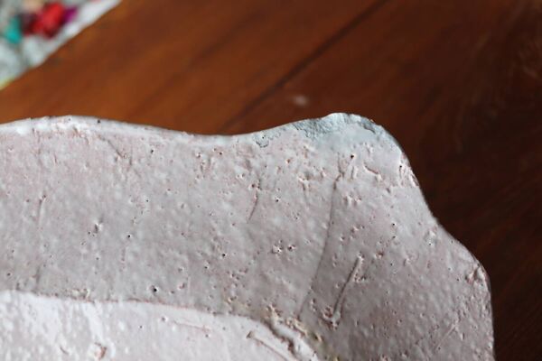 Plat de service en céramique Jacques Laurent et Juliette Mazaudois 1950/1960