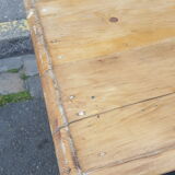 Black and wood table desk