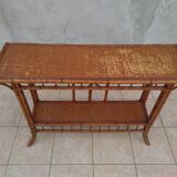 Rattan console