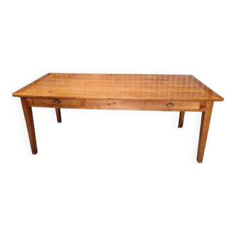 Vintage solid wood farm table