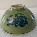 China bowl China cracked celadon apocryphal marking KANGXI (1662-1722) Qing XIX