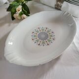 Plat Ovale en Porcelaine Vierzon Plat de Service