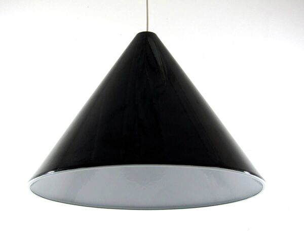 Pendentif de billard noir Arne Jacobsen Poulsen des années 1960