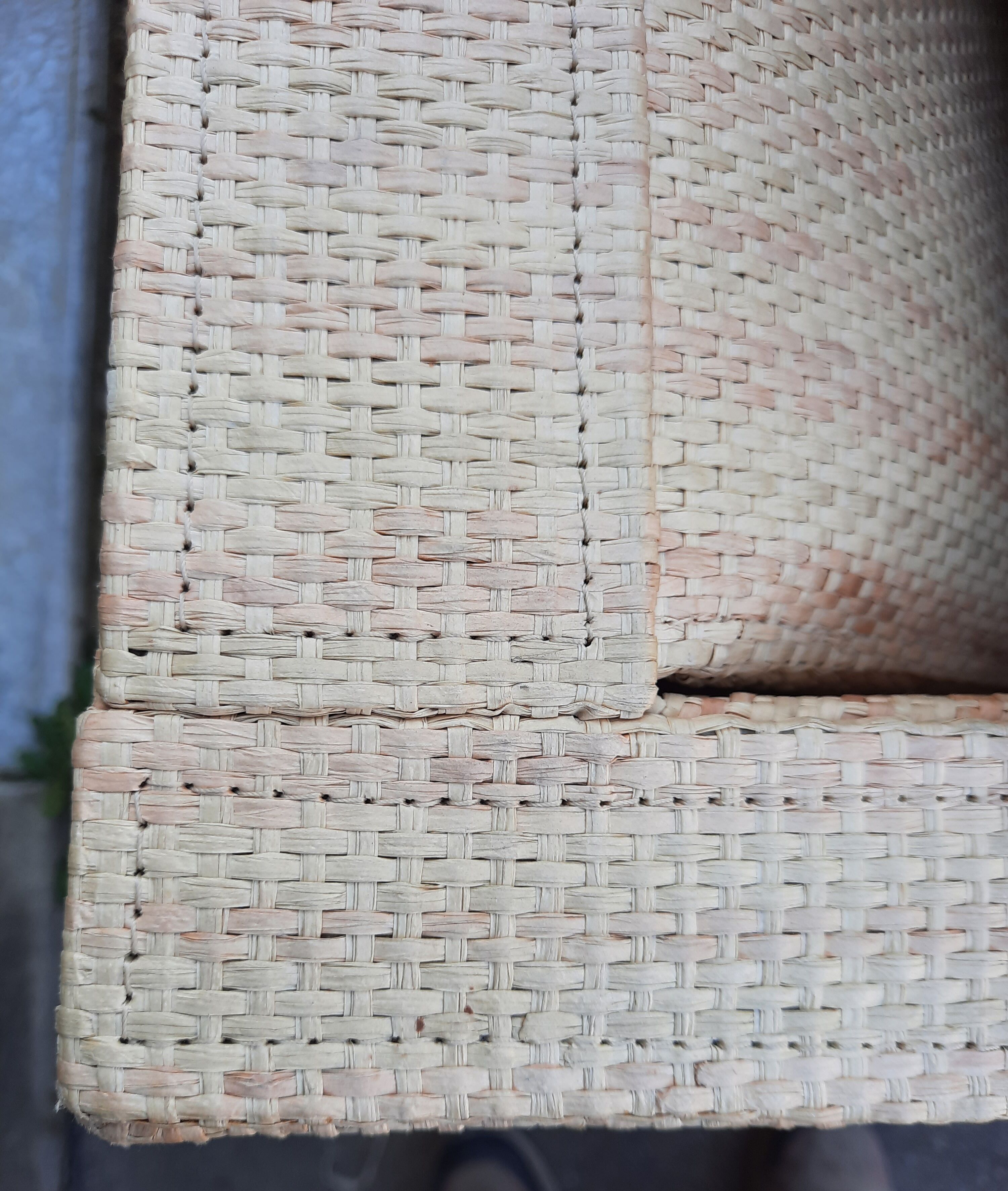 Yamakado hiroyuki sofa in woven wicker