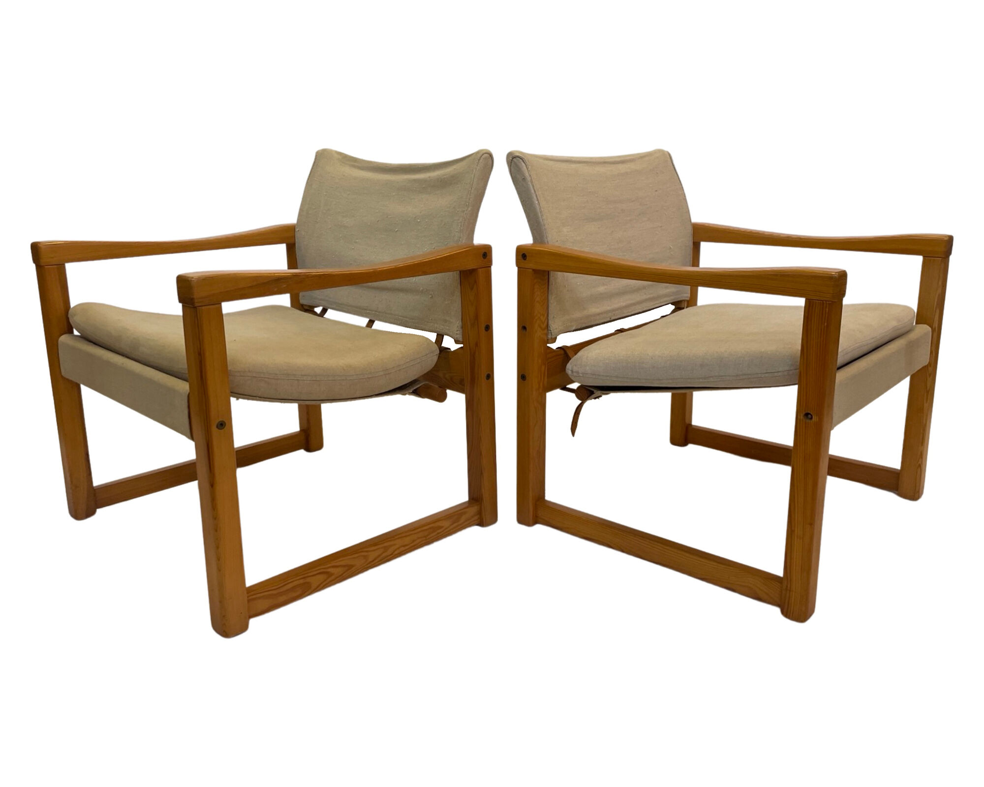 Lot de 2 x Karin Mobring - Ikea - Chaise - Chaise safari modèle Diana