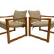 Lot de 2 x Karin Mobring - Ikea - Chaise - Chaise safari modèle Diana