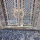 Facade de cheminée ancienne tout en bronze