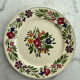 Floral plate - Sarreguemines Rusticana