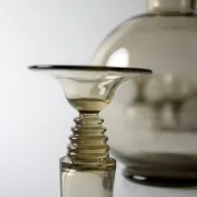Art deco Traditie decanter with 7 glasses by W.J. Rozendaal – Kristalunie