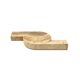 Brutalist travertine ashtray, Cerri Nestore, Italy, 1970s