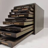 Caisson à tiroirs Kardex, 1960