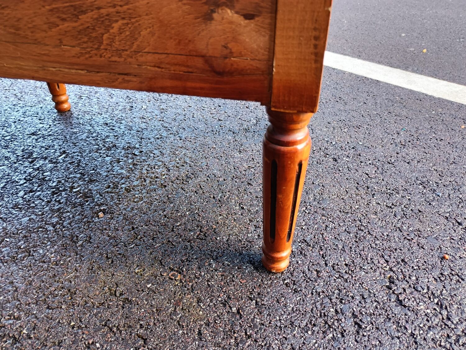 Old sideboard bedside Louis XVl style