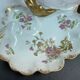 Servant appetizer sweets Limoges Gold and Flowers