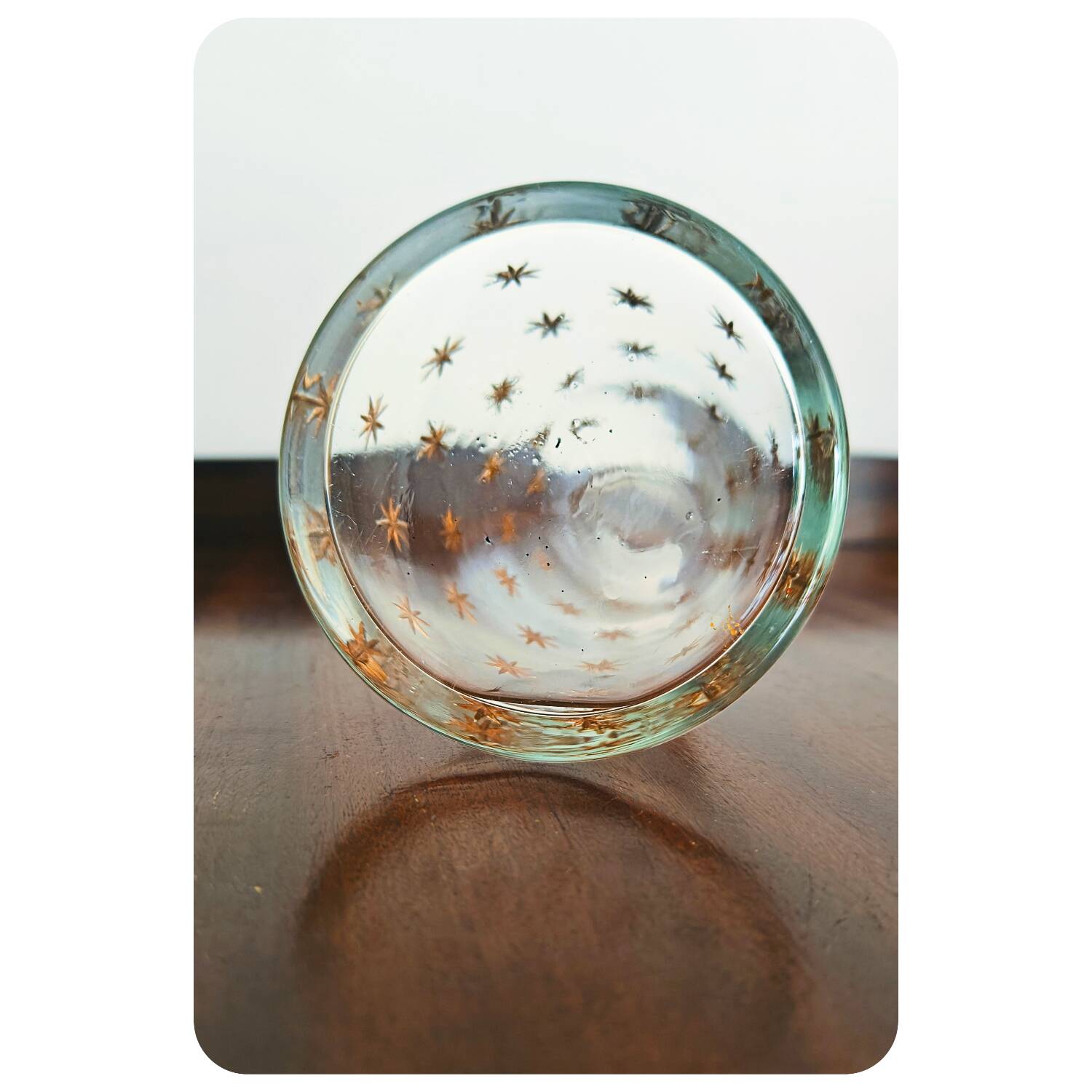 Carafe soufflée à la bouche et gravée étoile, Matous Bruges