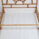 Vintage rattan bed for 2 people 140/190