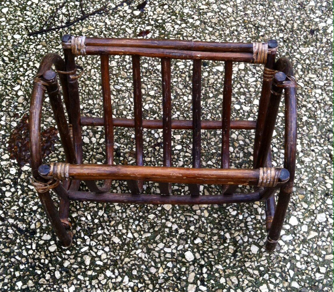 Review door dark Wicker