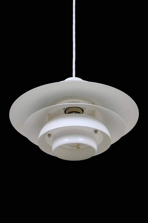 Jeka "Verona" multilayer pendant lamp / Danish modern design / Kurt Wiborg / 1980s