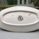 Ravier dish signed Moulin des loups Hamage Orchies Nord France model Pantin