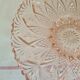 XL fruit basket pink glass