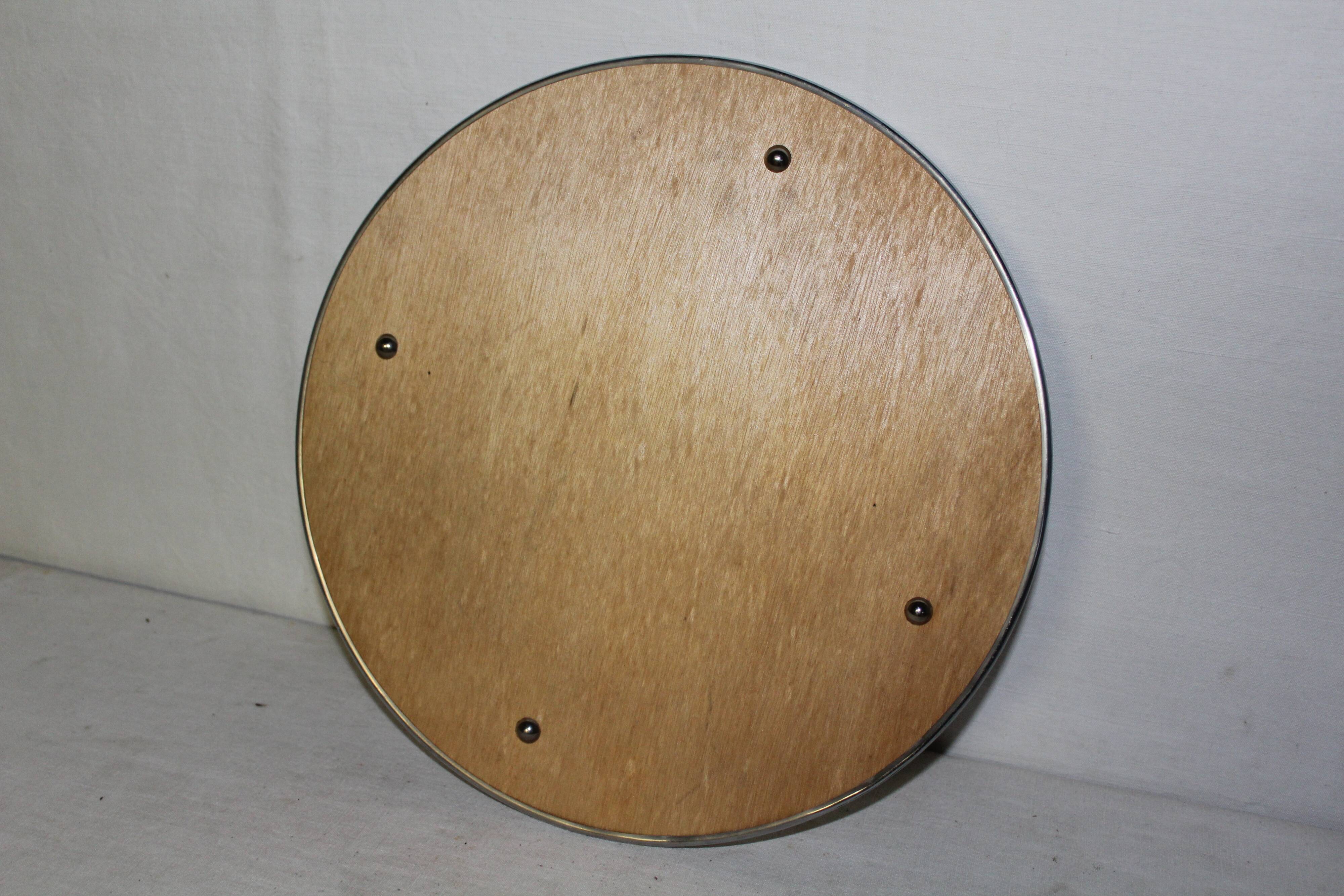 Round mirror plate 20th century
