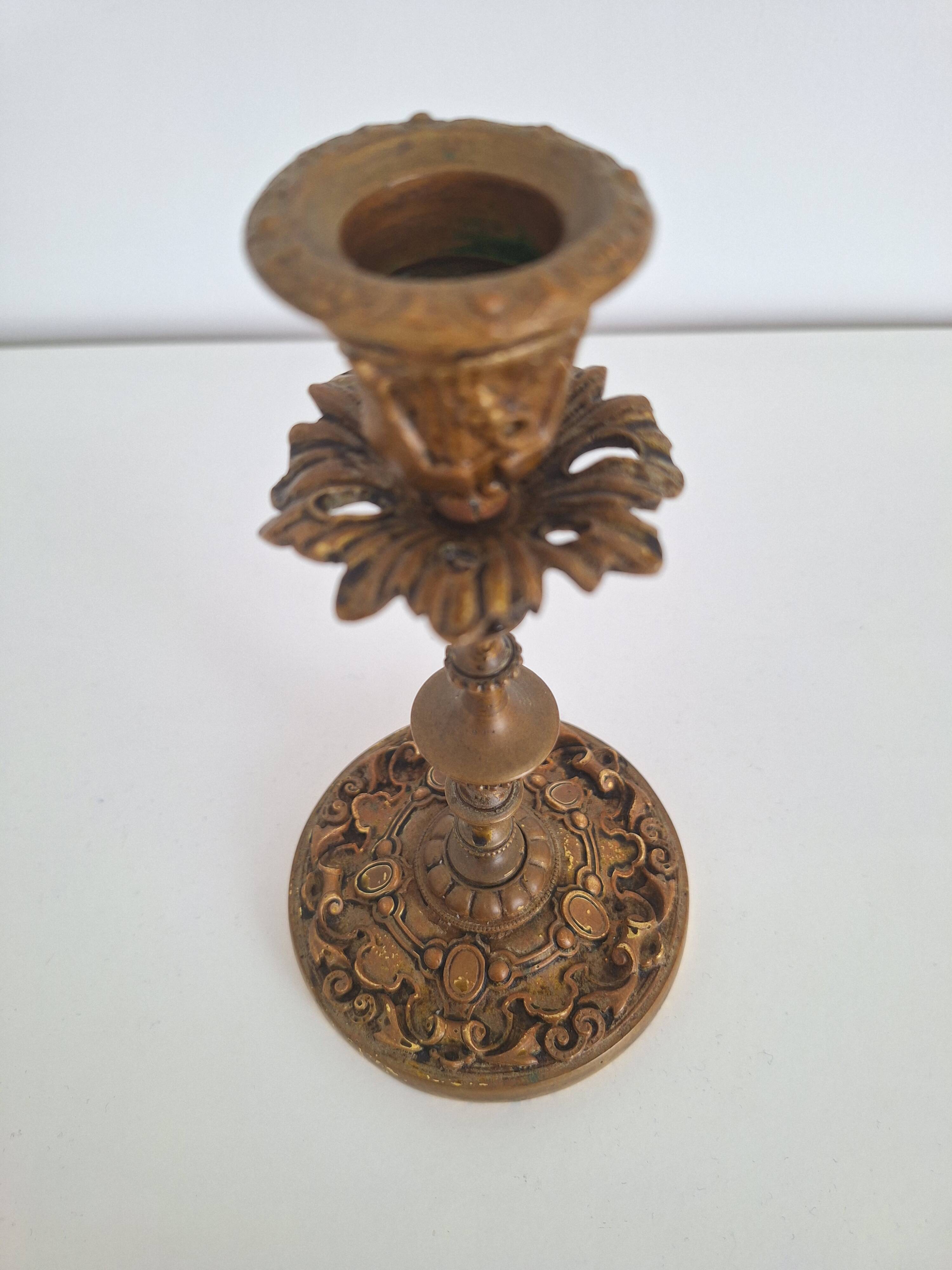 Baroque candle holder