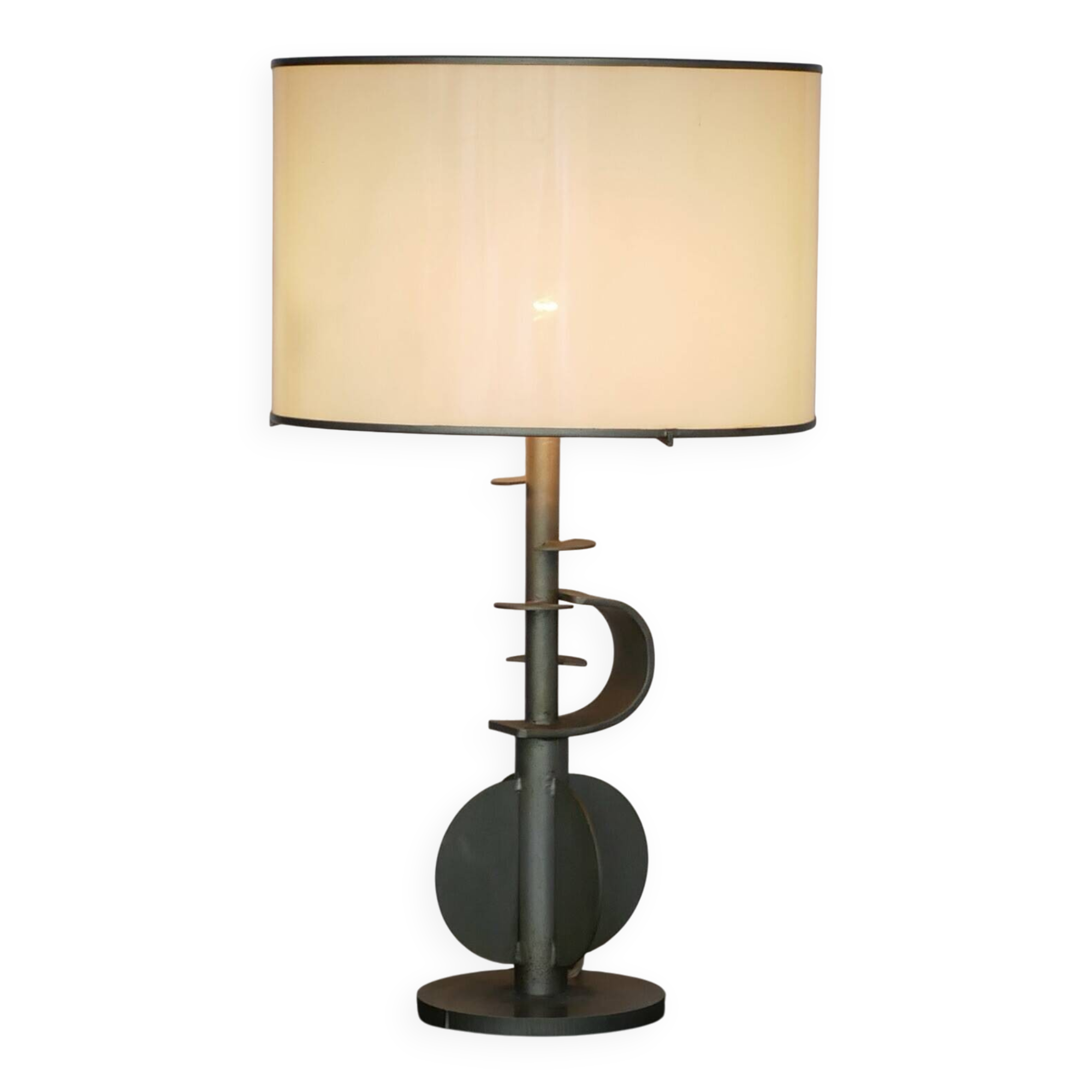Brutalist table lamp - Designer Vit Kellj from the 70s - Italian - rare