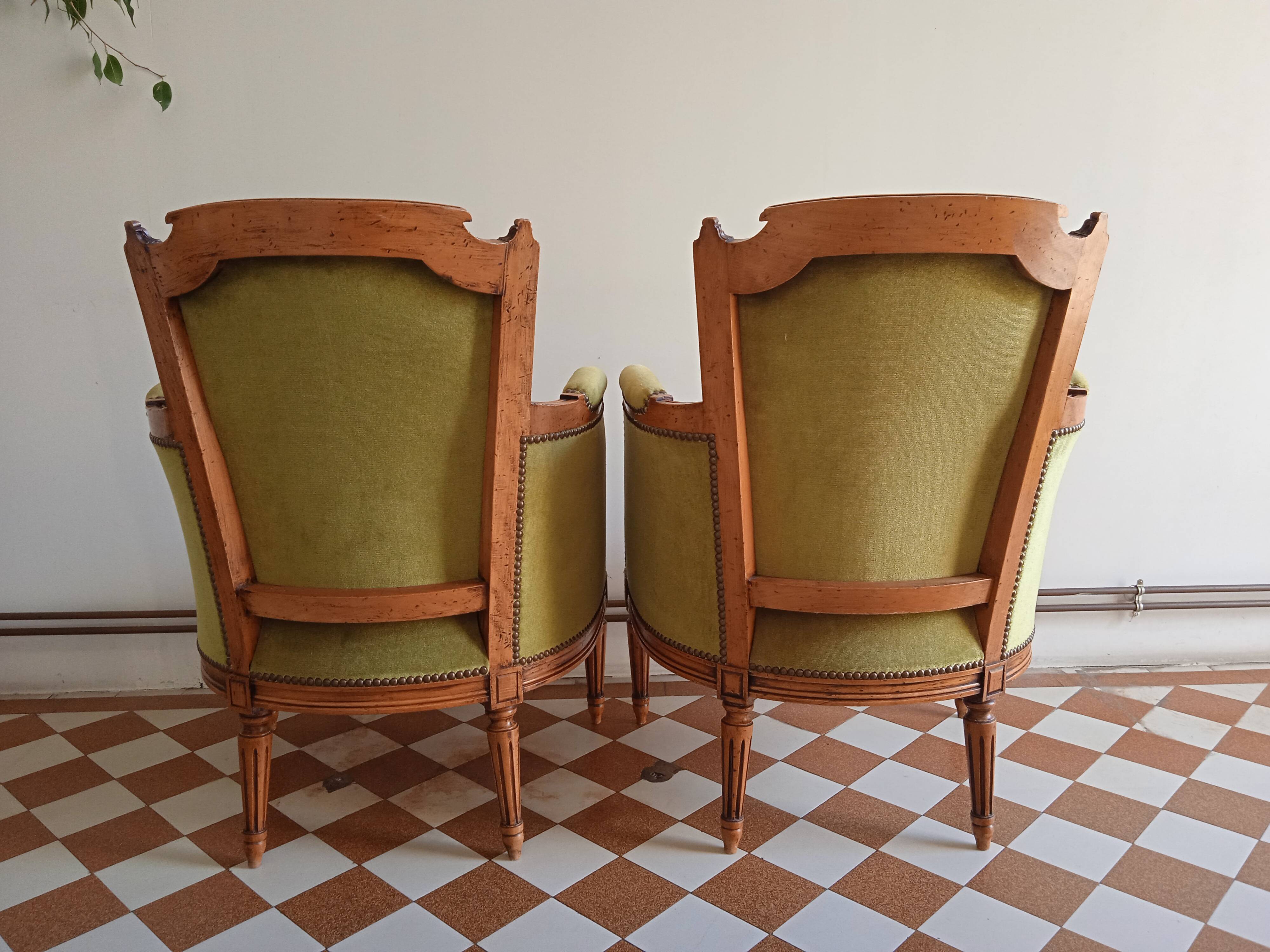 Pair of armchairs