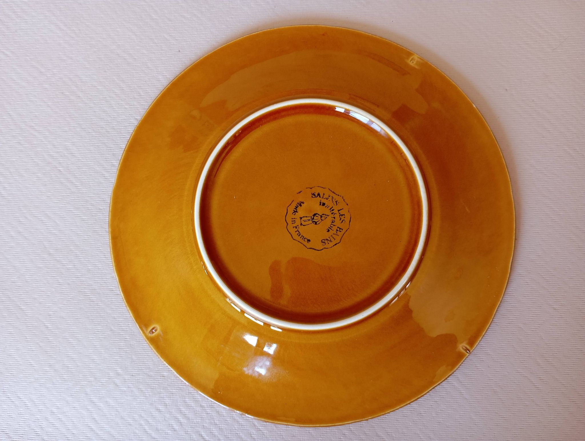 Cake service in slipware Salins les Bains