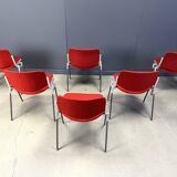 Vintage DSC 106 Side Chairs by Giancarlo Piretti for Castelli, 1970s - set