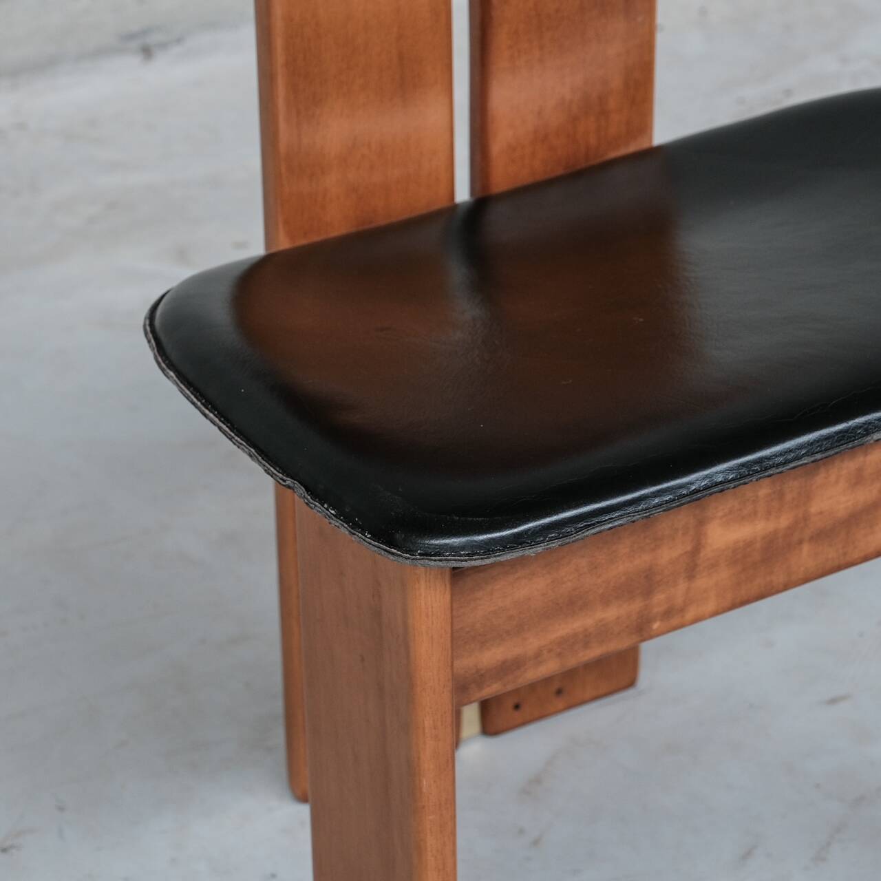 Set of Four 'Africa' Mid-Century Italian Dining Chairs by Scarpa