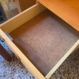 Scandinavian-style desk in light wood