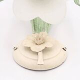 Tulip wall light with leaves and flowers, 80s