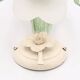 Tulip wall light with leaves and flowers, 80s