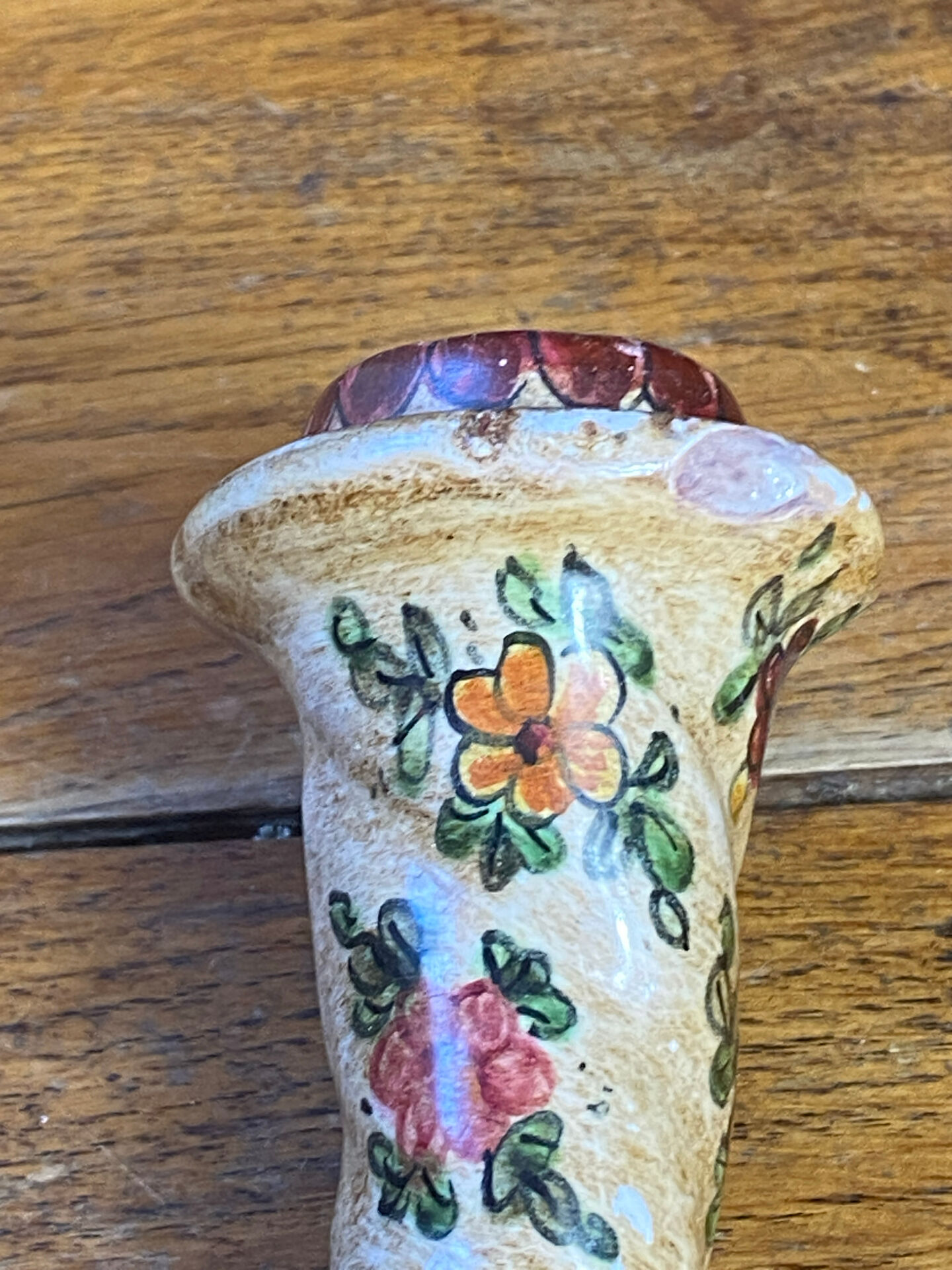 Italian ceramic wall lamp