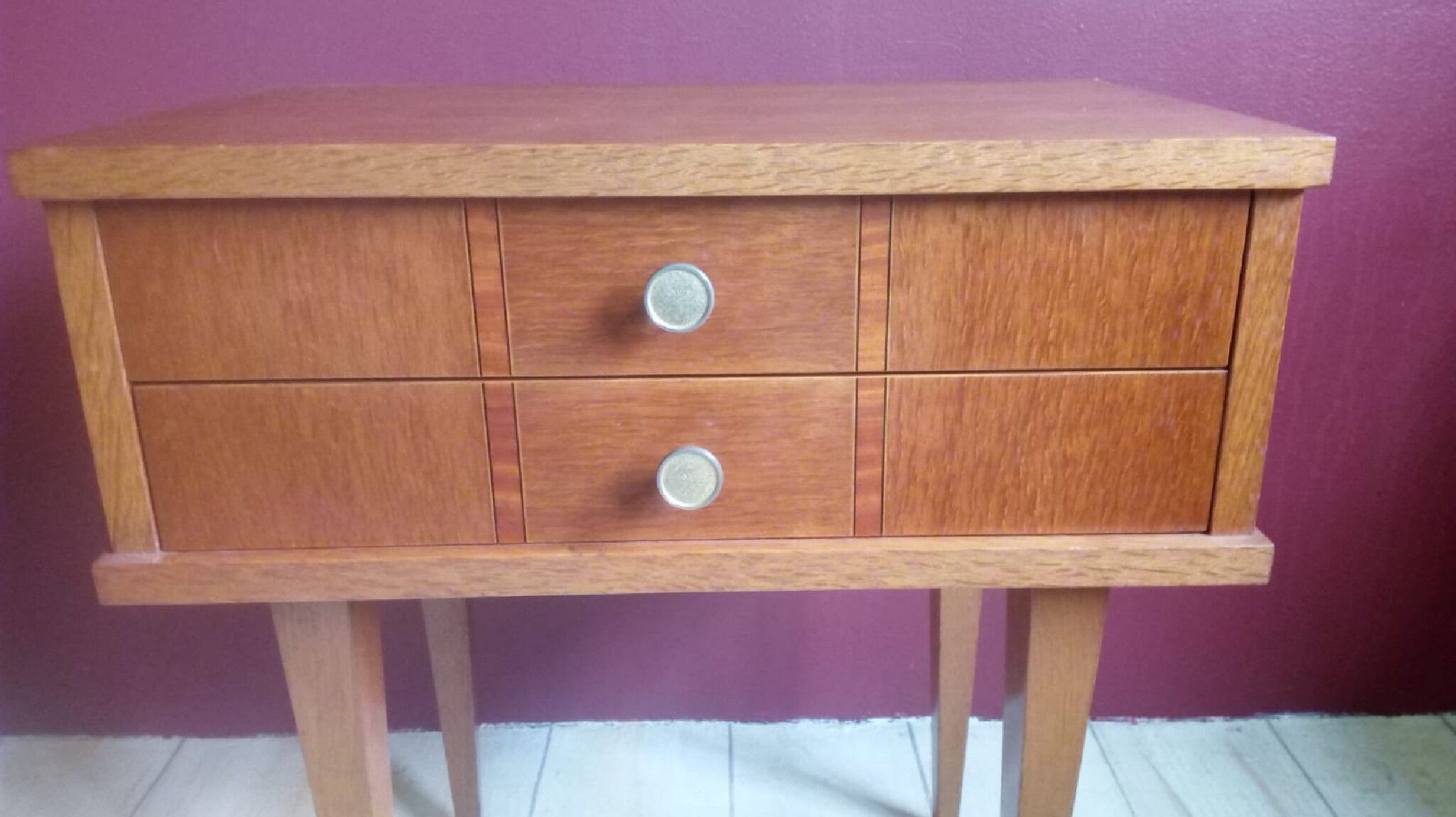 Bedside table vintage 1950 circa