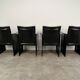 8 style Korium leather chairs in the style of Matteo Grassi