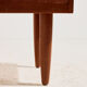 Restored teak cylinder desk