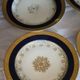 J. Pouyat Limoges: set of 10 fine porcelain plates, decorated