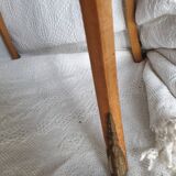 Pair of bedside tables "bean" style louis XV marked